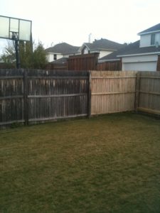 fence bleaching